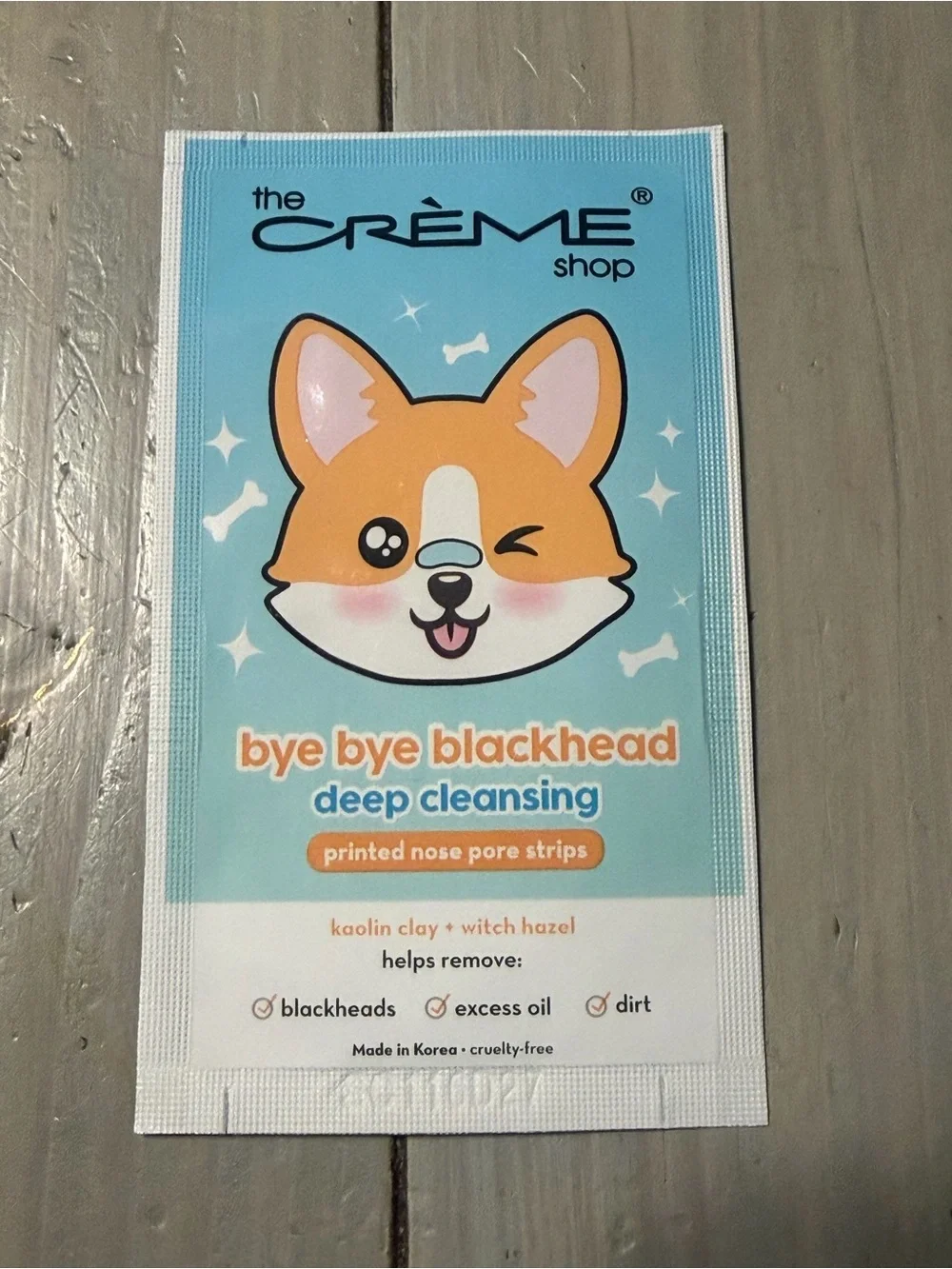 Set of 3 The Crème Shop Bye Bye Blackhead Deep Cleansing Nose Strips - Blue